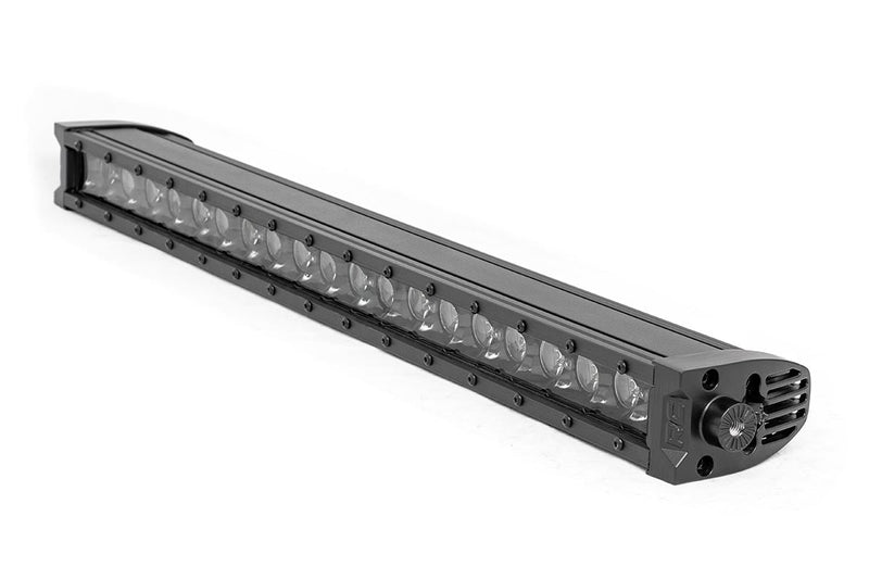 Rough Country 20 Inch Black Series LED Light Bar | Single Row | Cool White DRL