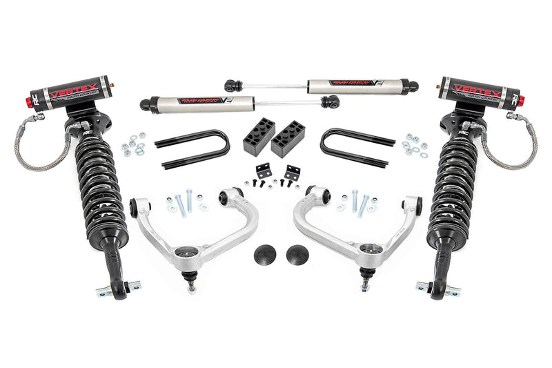 3 Inch Lift Kit | Fabbed UCA | Vertex/V2 | Ford F-150 4WD (2021-2025)