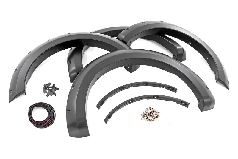 Rough Country Pocket Fender Flares | UM Agate Black | Ford F-150 2WD/4WD (2021-2025)