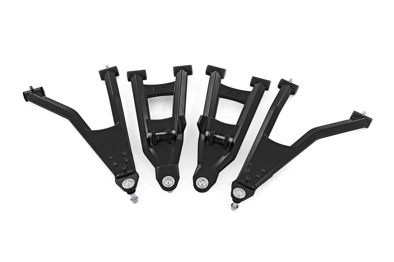 Black Aluminum Control Arms | 2" Forward Offset | Polaris Ranger XP 1000