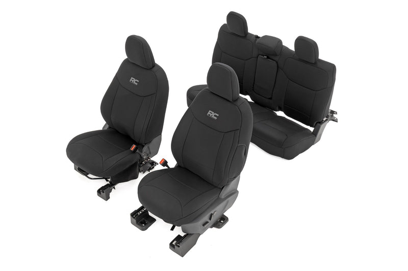 Seat Covers | FR & RR W/Armrest | Crew Cab | Ford Maverick 2WD/4WD (22-26)