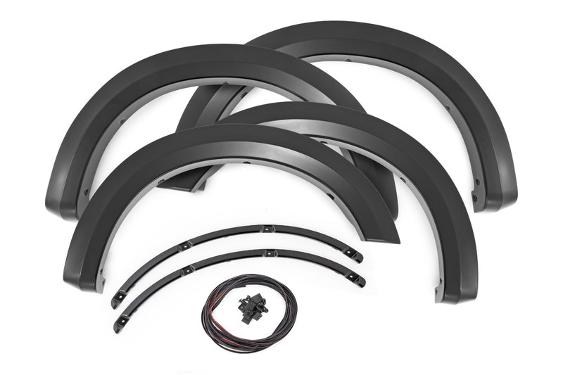 Rough Country Sport Fender Flares | PQ Race Red | Ford F-250/F-350 Super Duty (23-25)