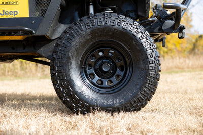 Rough Country Steel Wheel | Black | 17x9 | 6x5.5 | 4.25 Bore | -12