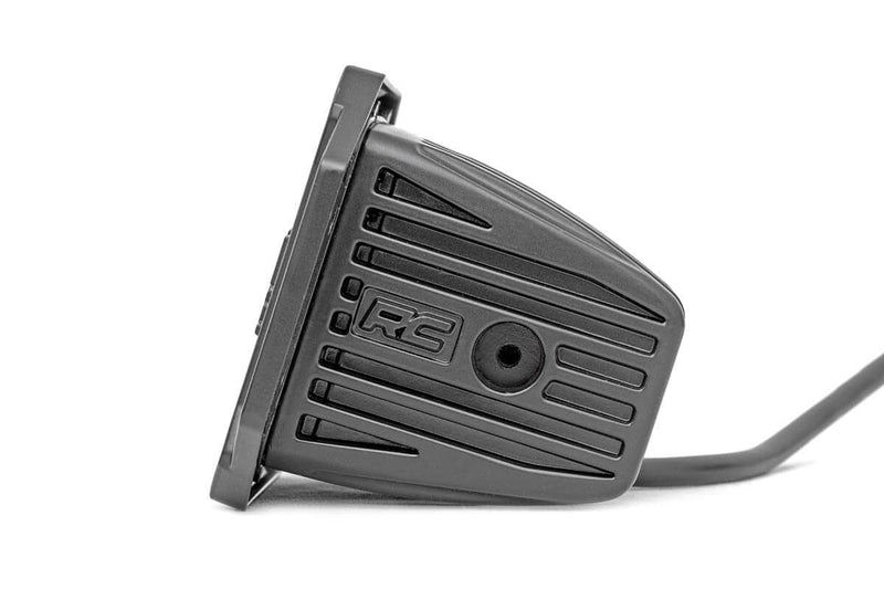 Rough Country 2 Inch Black Series LED Light Pods | Spot | Square |  Amber DRL