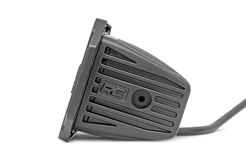 Rough Country 2 Inch Black Series LED Light Pods |  Flush Mount | Cool White DRL