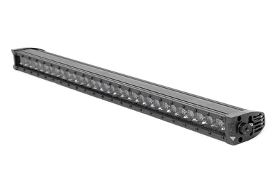 Rough Country 30 Inch Black Series LED Light Bar | Single Row | Cool White DRL