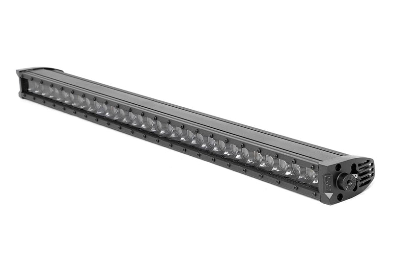 Rough Country 30 Inch Black Series LED Light Bar | Single Row | Cool White DRL