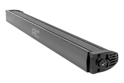 Rough Country 30 Inch Black Series LED Light Bar | Single Row | Cool White DRL