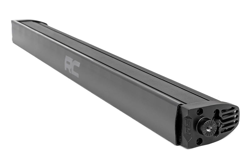 Rough Country 30 Inch Black Series LED Light Bar | Single Row | Cool White DRL