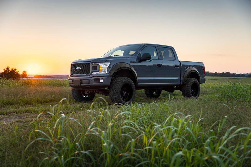 Rough Country Fender Flares | Defender | J7 Magnetic Gray | Ford F-150 2WD/4WD (2015-2020)