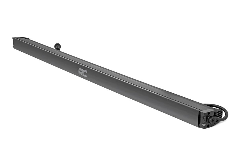 Rough Country 50 Inch Black Series LED Light Bar | Single Row | Cool White DRL