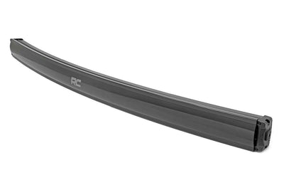 Rough Country 50 Inch Black Series LED Light Bar | Curved | Dual Row | Cool White DRL