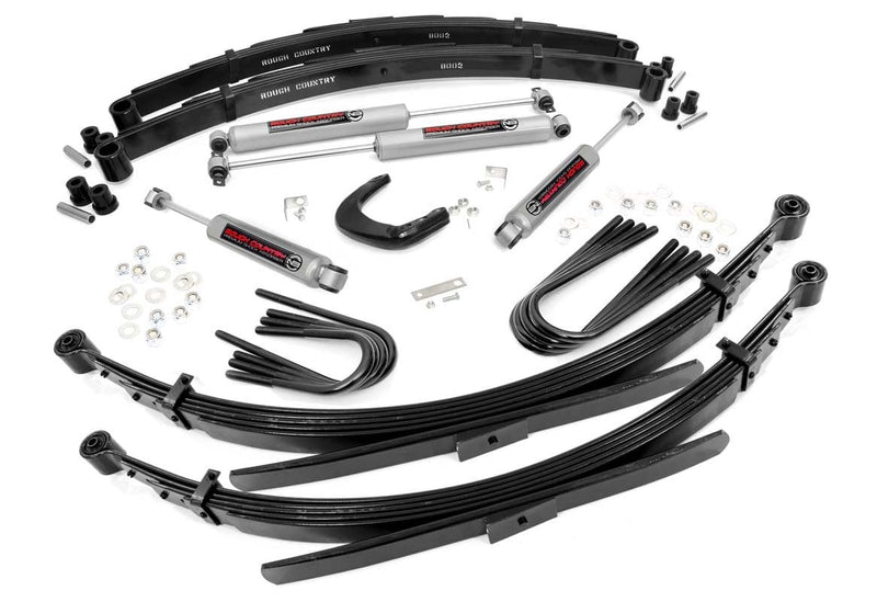 4 Inch Lift Kit | 52 Inch Rear Springs | Chevy/GMC C10/K10 Truck & SUV/K5 Blazer (73-76)
