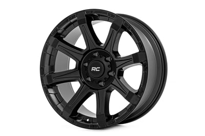 Rough Country Rough Country 81 Series Wheel | One-Piece | Semi Gloss Black | 20x9 | 6x135 | -12mm