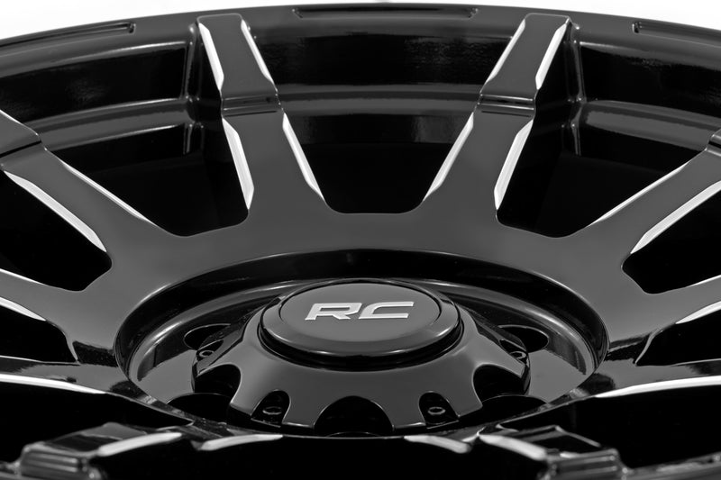 Rough Country Rough Country 83 Series Wheel | One-Piece | Gloss Black | 20x9 | 8x170 | -12mm