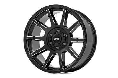 Rough Country Rough Country 83 Series Wheel | One-Piece | Gloss Black | 20x9 | 8x170 | -12mm