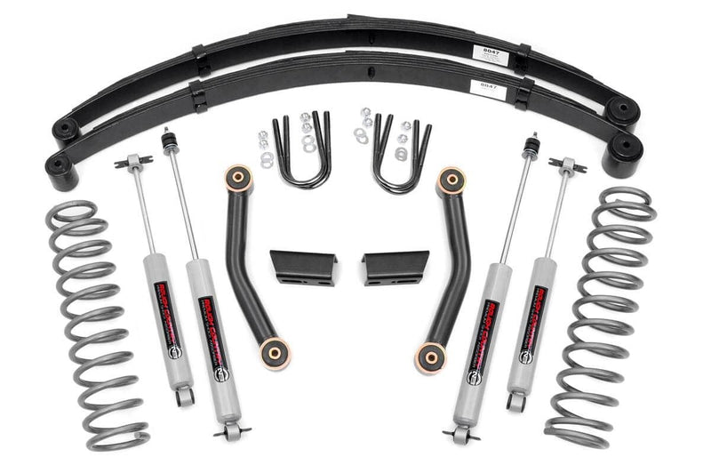 3 Inch Lift Kit | Series II | RR Springs | Jeep Cherokee XJ 2WD/4WD (84-01)