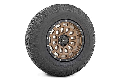 Rough Country 87 Series Wheel | Simulated Beadlock | Bronze/Black | 17x8.5 | 6x5.5 | +0mm