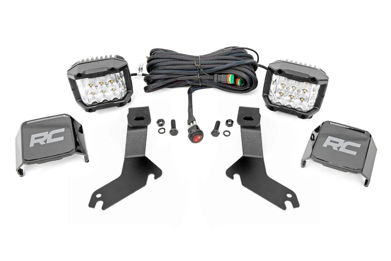 LED Light Kit | Ditch Mount |  3" OSRAM | Wide | Chevy Silverado 1500 (99-06)/Tahoe (00-06)