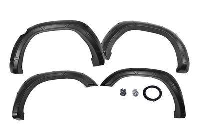 Rough Country Fender Flares | Defender | PXJ Diamond Black | Ram 1500 2WD/4WD (2019-2024)