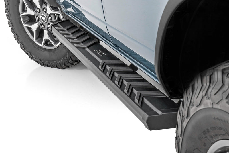 Rough Country BA2 Running Boards | Side Step Bars | 4-Door | Ford Bronco 4WD (2021-2025)