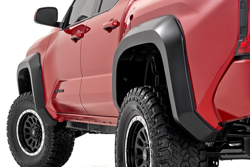 Rough Country Fender Flares | Sport | 089 Wind Chill Pearl | Toyota Tacoma 2WD/4WD (24-25)