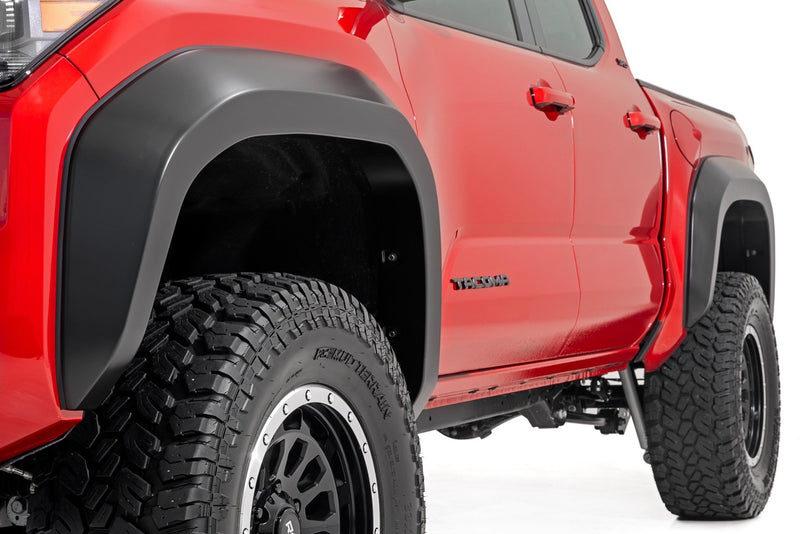 Rough Country Fender Flares | Sport | 089 Wind Chill Pearl | Toyota Tacoma 2WD/4WD (24-25)