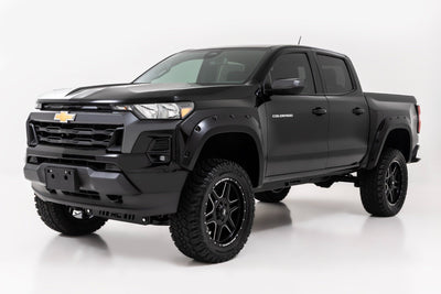 Rough Country Pocket Fender Flares | GXD Sterling Grey Metallic | Chevy Colorado (23-25)