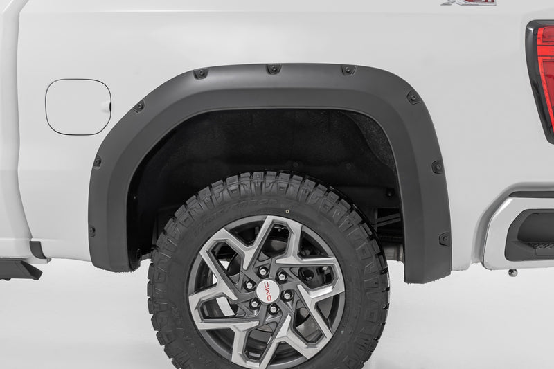 Rough Country Fender Flares | GTL Desert Sand | GMC Sierra 1500 2WD/4WD (2019-2025 & Classic)