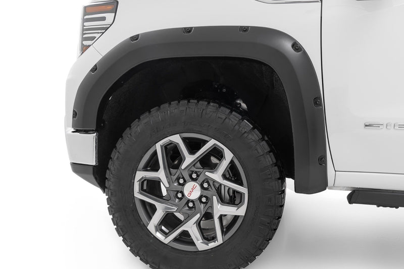Rough Country Fender Flares | GS6 Smokey Quartz | GMC Sierra 1500 2WD/4WD (2019-2025 & Classic)