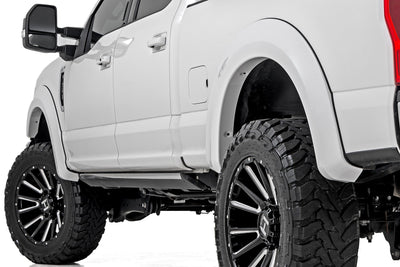 Rough Country Fender Flares | Sport | TB Lithium Gray | Ford F-250/F-350 Super Duty (17-22)
