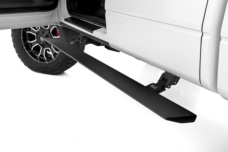 Rough Country Power Running Boards | Dual Electric Motor | Super Cab | Ford F-150 (09-14)