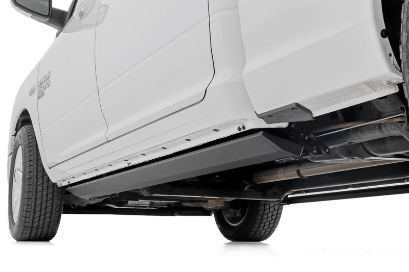 Rough Country Power Running Boards | Dual Electric Motor | Quad Cab | Ram 1500 2WD/4WD (2009-2018 & Classic)