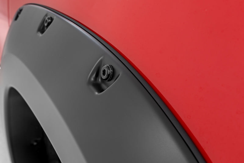 Rough Country Pocket Fender Flares | PS2 Bright Silver Metallic | Ram 1500 2WD/4WD (19-24)