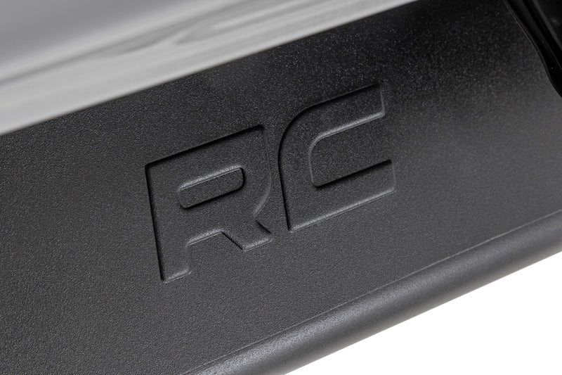 Rough Country OV2 Running Boards | Side Step Bars | Crew Cab | Ford F-150/Lightning/F-250/F-350 (15-25)
