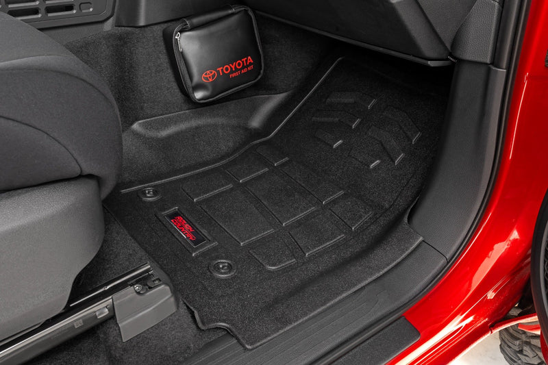 Sure-Fit Floor Mats | Front & Rear | TRD PRO | Double Cab | Toyota Tacoma (24-26)
