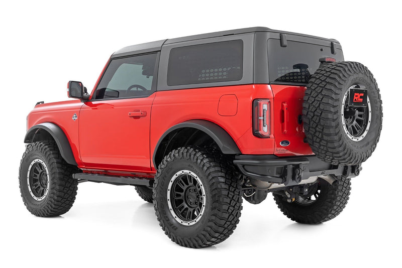 Rough Country BA2 Running Boards | Side Step Bars | 2-Door | Ford Bronco (2 Door) (21-25)