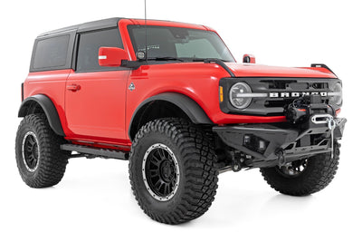 Rough Country BA2 Running Boards | Side Step Bars | 2-Door | Ford Bronco (2 Door) (21-25)