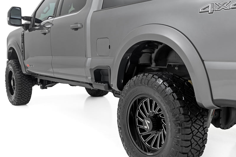 Rough Country Sport Fender Flares | D1 Stone Gray | Ford F-250/F-350 Super Duty (23-25)