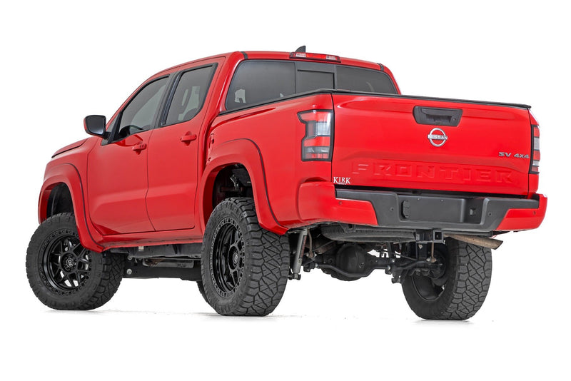 Rough Country Fender Flares | Sport | QAK Glacier White | Nissan Frontier 2WD/4WD (22-25)