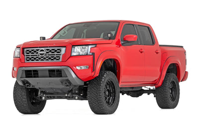 Rough Country Fender Flares | Sport | QAK Glacier White | Nissan Frontier 2WD/4WD (22-25)