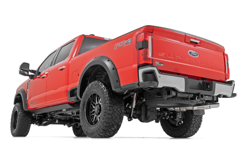 Rough Country Pocket Fender Flares | HX Antimatter Blue | Ford F-250/F-350 Super Duty (23-25)