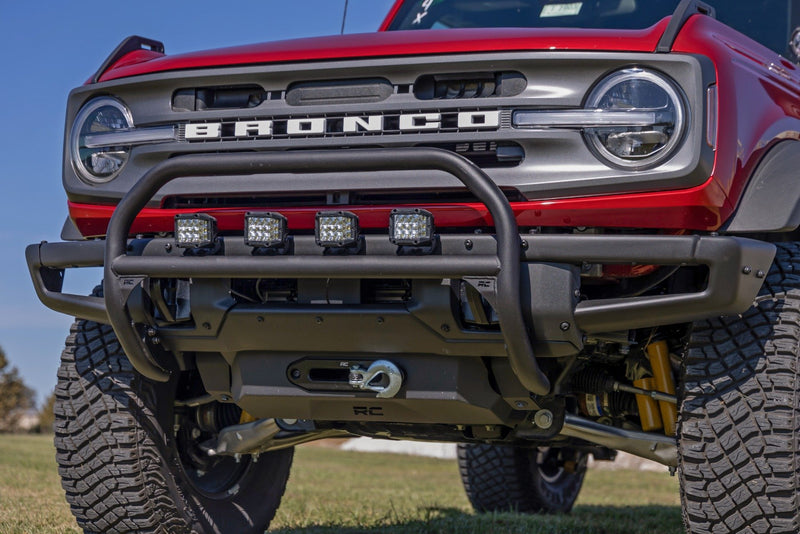Nudge Bar | 20 Inch Chrome Single Row LED | OE Modular Steel | Ford Bronco (21-25)