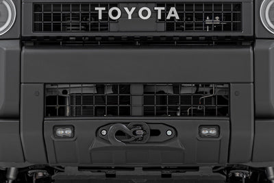 Hidden Winch Mount | White SAE | Fog | Toyota Land Cruiser 4WD (2024-2025)