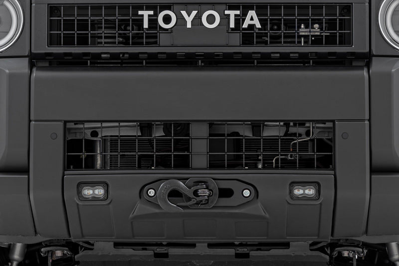 Hidden Winch Mount | White SAE | Fog | Toyota Land Cruiser 4WD (2024-2025)