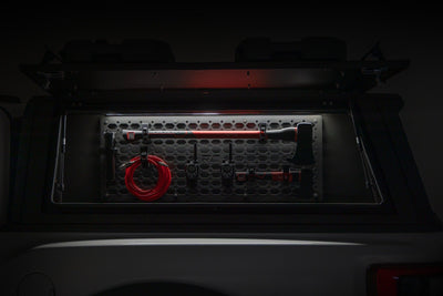 Rough Country Bed Cap Molle Panel Side Storage Bin | Drivers Side