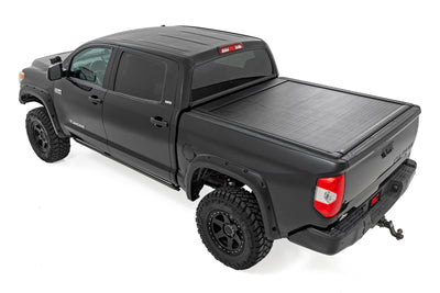 Rough Country Powered Retractable Bed Cover | 5'7" Bed | Toyota Tundra (07-21)