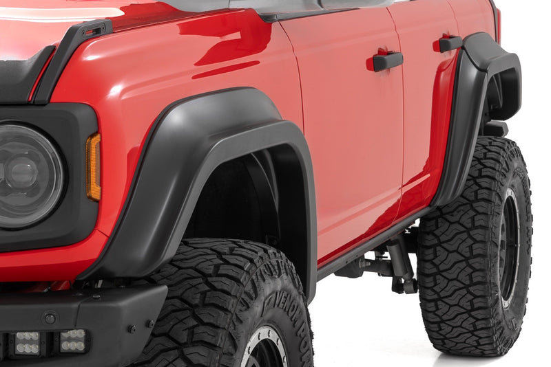 Rough Country Fender Flares | G4 Azure Gray | Ford Bronco 4WD (2021-2025)