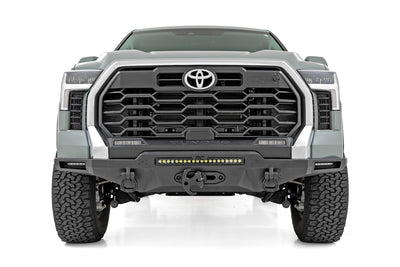 Rough Country Hybrid Front Bumper | 12000S | Blk LED | Toyota Tundra 2WD/4WD (2022-2025)