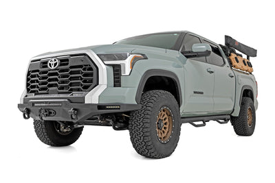 Rough Country Hybrid Front Bumper | 12000S | Blk LED w/ Amber DRL | Toyota Tundra (22-25)